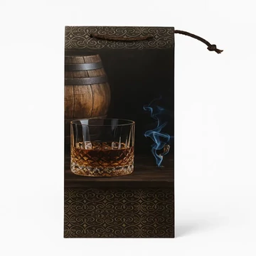 Whisky hangulatú ajándéktáska