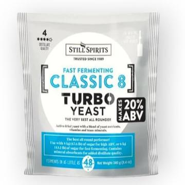 Cukor Élesztő Classic Turbo 8 (48h)