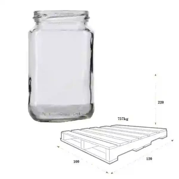 ipari csomagolásra szánt 370ml üveg