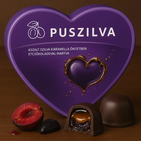 aszalt szilvával töltött bon bon