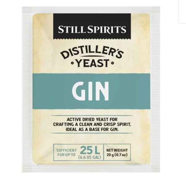 gin készítéséhez élesztő