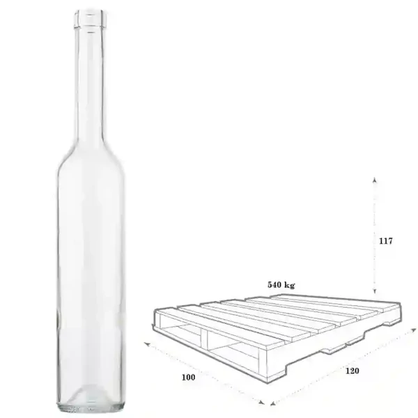 Classic pálinkás üveg